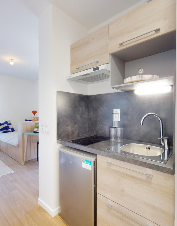 Appartement Studio 8 cuisine