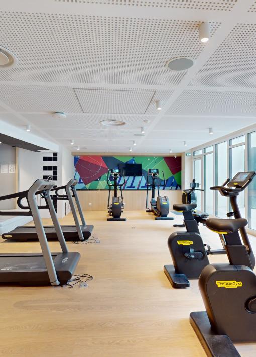 Salle de sport de la résidence Studently Studio 8 à Fontainebleau
